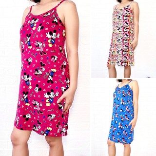 Ladies Sando Dress Pambahay Printed MM ***Assorted Designs***