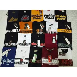 FREESHIPPING 10+1 PCS ALL MEN MALL PULL OUT WITH PRICE TAG ASSORTED BRANDED TSHIRT BUNDLES WHOLESALE