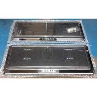 Nissan Deflector License Plate Cover Protector Pair