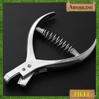 Metal Handheld Slot Puncher ID Card Photo Badge Hole Label Punching Tool Punch Plier Hole Punching (4)