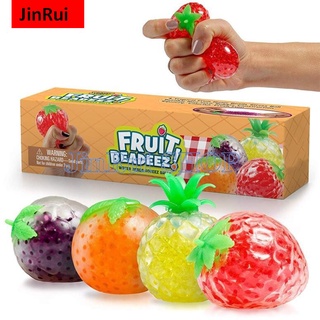 【Ready Stock】 Fruit Jelly Water Squishy Cool Stuff Pop It Fidget Stress Reliever Toys For Adult Kids Novelty Gifts