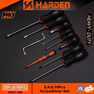 Harden 2Pcs, 4Pcs, 6Pcs, 10Pcs Screwdriver Set (PROFESSIONAL) Repairs Tool Custom Multi 4Pc Laptop S