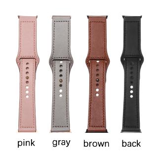 MYRONGOODS Genuine Leather Apple Watch Replacement Strap for iWatch Series 4 3 2 1 (2)