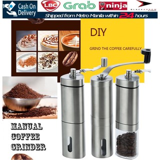 Manual/Handmade Coffee Bean Grinder Stainless Steel Kitchen (1)
