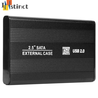 2.5 inch USB 2.0 to SATA SSD Hard Drive Enclosure External Aluminum HDD Case