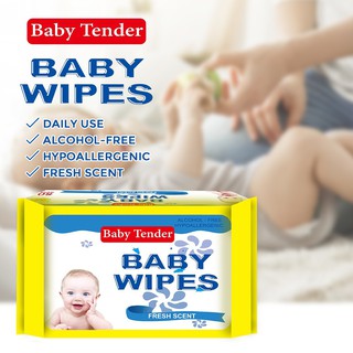 Baby Tender Baby Wipes 80's Pack of 1 (3)