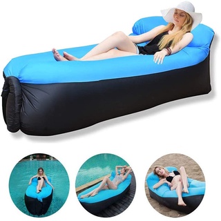 Inflatable Sofa Outdoor Foldable Air Sofa Inflatables Loungers Bed Couch Chair Bag Portable Inflatab