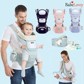BabeLovey Baby Carrier Infant Comfortable Breathable Multifunctional Sling Backpack Hip Seat Carrier