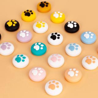 Cat Paw Animal Crossing JoyCon Joystick Silicone Thumbs Grip Cover Joy Con Analog Rocker Cap Accessories For NS Ninendo Switch / Lite
