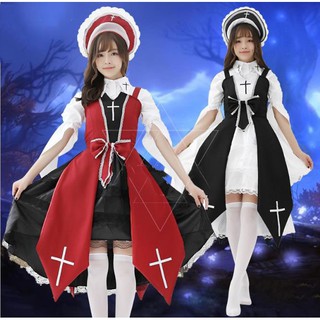 Girl Lolita Witch Vampire Gothic Cosplay Dress JSK Skirt