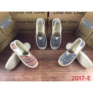 Toms Korean Canvas Women shoes Flat Espadrille 2017-E