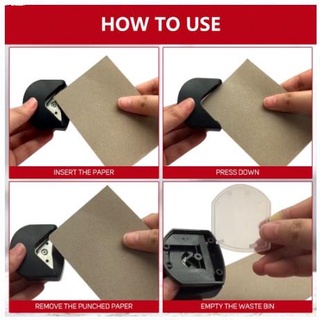 hole punchers▥❉R4 Corner Rounder 4mm Paper Punch Card Photo Cutter Tool Craft Scrapbooking DIY