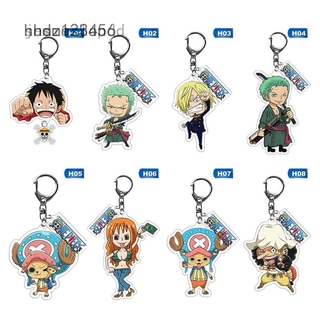 Anime One Piece Cartoon Cosplay Acrylic Keychain Transparent Keyring Printing Cute Pendant Accessories 16 Styles.