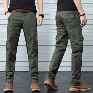 Pants Fashion Type 6 Pocket Skinny Fit Type Cargo Pants For Men (1)