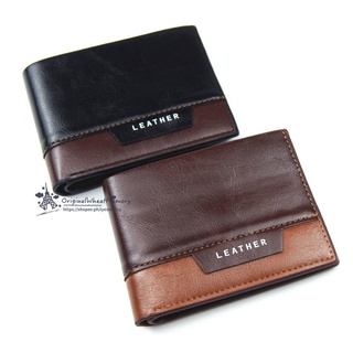 Bifold & Trifold Wallets☜☂☈Mens Wallet Smooth leather Fashion Packet Wallet