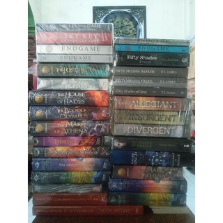 English Books Series Bundle Percy Jackson Hunger Games Fifty Shades Divergent Sherlock Holmes Heroes