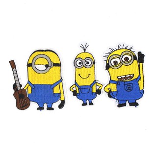 Minions Embroidered Iron Patches Badge On Clothes Applique