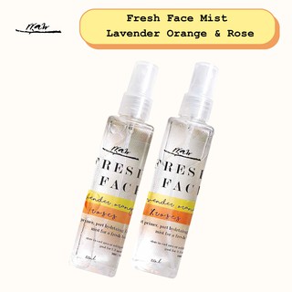 RRAW Skin Care Fresh Face Mist Organic Natural Primer Lavender Rose Hydrating