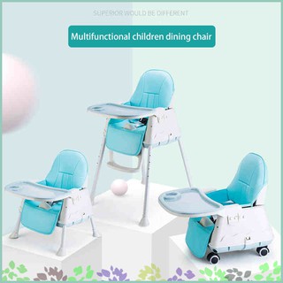 Baby Folding Portable High Chair Children's Dining Chair Baby Removable Multifunctional Dining Table