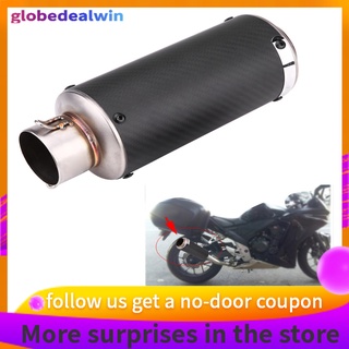 【Ready】51mm Carbon Fiber Motorcycle Modified Exhaust Muffler Pipe