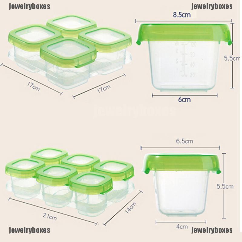 Baω Breastmilk and baby food storage cup frozen storage sealed box ωby (6)