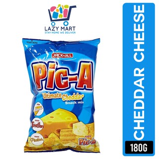 PIC-A CHEDDAR CHEESE SNACKS MIX 180G (PARTY SIZE)