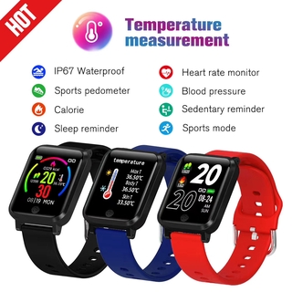 F29 Smart Watch Waterproof Sports for Apple Android Smartwatch Heart Rate Monitor Blood Pressure Functions Smart Bracelet Fitness Tracker Blood Pressure Fitness Band Sports Smart Wristband for Men Women