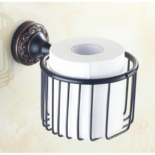 Black Oil Rubbed Brass Wall Mounted Toilet Paper Holder Roll Tissue Holder Bathroom Accessories nba464