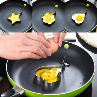 DIY Stainless Steel Frying Egg Shaped Mold Tools