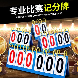 Sports Ball Basketball Game Score Card Football Scoreboard