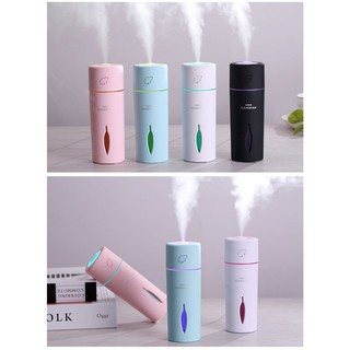Recommend!! 150ML Mini USB Atomized Humidifier With LED Night Light Leaves Humidifier (5)