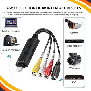 Repeaters✥♙❉DVR TV DVR VHS USB 2.0 EasyCap Capture 4 Channel Video Adapter Cable