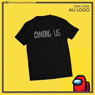AMONG US Shirts by WMB Clothing - AU Logo Black XS to Large (Pre-order). Customized Name