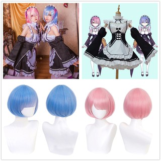 Solofan Ram/Rem Animer Cosplay Costume & Wig Sets Superior Quality Anime Convention Maid Dress