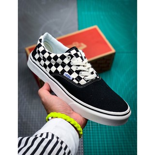 Original Vans classic canvas grid shoes old skool slip on shoes skateboard shoes For Men and Womens