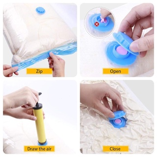 Foldable Bags™Vacuum Storage Bag Compressed Reusable Foldable Travel Storage Resealable RANCO - COD