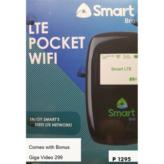 Smart Bro LTE POCKET WIFI 4G Wireless Router FX-PR3F with Giga Video 299 for 30 Days