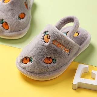 Children Cotton Slippers Baby Cartoon Cute Anti-Slip Indoor Slippers