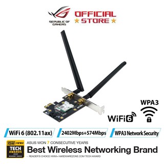 Asus PCE-AX3000 WiFi 6 Next-Gen WiFi 6 Dual Band PCIe Wireless Adapter