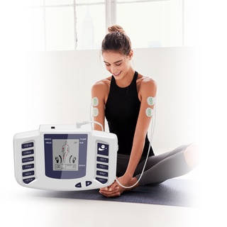 12-Button Tens Unit Tens Machine Massage Tool Body Back Face Massager Acupuncture Muscle Stimulator
