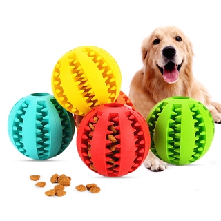 Rubber Chew Training Toy Bite Resistant Ball Clean Teeth JJ0725