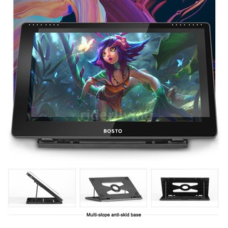 R&L ☞CODBOSTO BT-16HDT Portable 15.6 Inch H-IPS LCD Graphics Drawing Tablet Display Support Capaciti