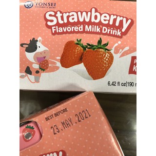 Yonsei Korean Flavored Milk Drink (190mL x 6pcs) (7)