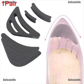 Delicatelife 1Pair Sponge Forefoot Insert Toe Plug Half Toe Front Top Filler Shoes Adjustment
