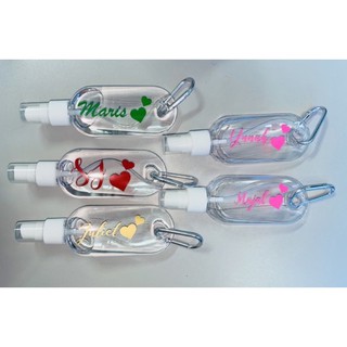 10pcs customized/personalized alcohol spray bottle keychain 50ml (4)