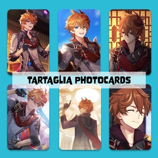 Genshin Impact Photocards - TARTAGLIA / CHILDE Textured Photocards Front and Back Print