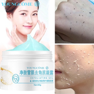 YOUNGCOME Men & Women Exfoliating Cream Deep Cleansing Shrink Pores Gentle Hydrating Exfoliating Gel