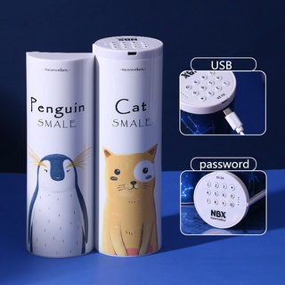 [recommended by store manager]Large Capacity Cat Pencil Case Estojo Escolar NBX Electronic Password