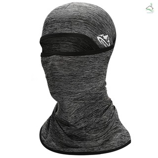 Cycling Face UPF50+ Helmet Liner Balaclava Cooling Ice Silk Neck Gaiter Summer UV Protection Headgear
