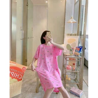 Korean cotton daster sleepwear nightdress Pambahay Homewear Nightwear Dress